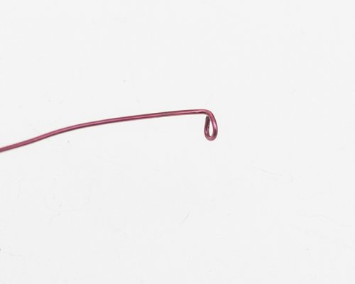 Nancy Chase's Yarn Wire Drop Earrings - , Contemporary Wire Jewelry, Wire Wrapping, Wrapping, Wire Wrapping Jewelry, Use the round nose pliers to form a 1 inch size loop at one end of one piece of wire